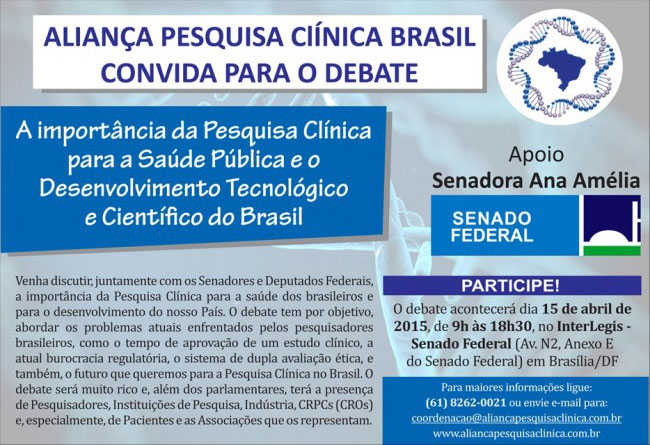A Importância da Pesquisa Clínica para a Saúde Pública e o desenvolvimento Tecnológico e Científico Do Brasil